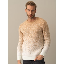 Xint Camel Regular Fit Bisiklet Yaka Kazak 801717