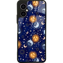 Omix X3 Ay Güneş Pijama Tasarımlı Glossy Telefon Kılıfı Çok Renkli
