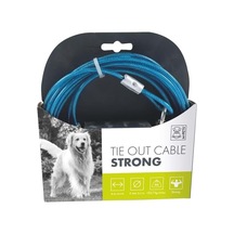 M-pets Strong Bahçe Bağlama Halatı 6 Mt Mavi