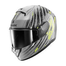 Shark Ridill 2 Assya Kapalı Kask Gümüş - Sarı - Siyah