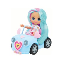 Sunman Oyuncak Bebek Ve Mini Arabası - Mavi Standart
