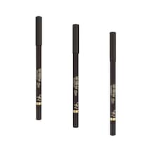 Gel Eyepencil No 102 Dark Brown - 24 Saat Kalıcı Suya Dayanıklı Jel Göz Kalemi 3 Paketi Genel