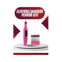 Elektrikli Profesyonel Manikür Pedikür Seti Değiştirilebilir Başlık Seçeneği