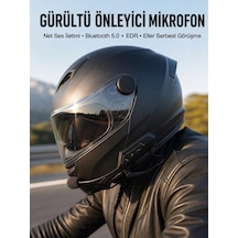 Yeni Nesil Dinleme Ve Konuşma Özellikli Intercom Kask Kulaklığı 5.0 Bluetooth