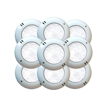Tenda 8 Watt Smd Led Beyaz Mini Sıva Üstü Havuz Lambası 9 Adet
