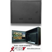 Fury Dvr/nvr Cctv Rack Kabinet Ve Monitör Koruma Kutusu 1u 19 '' W 45 H 35 D 10