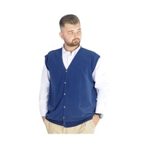 Mode Xl Büyük Beden Erkek Yelek Selanik 20545 Indigo 001