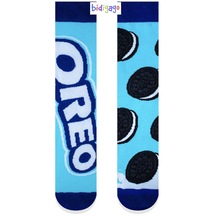 Oreo Desenli Unisex Kolej Çorap