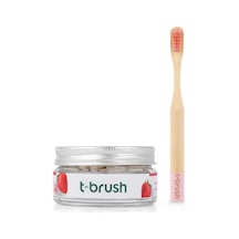 Tbrush Çocuk Doğal Diş Bakım Seti - Pembe