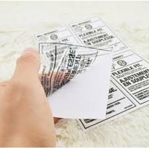 60x100 Pvc Pp Şeffaf Emniyet Etiketi 500'li Sarım 60x100