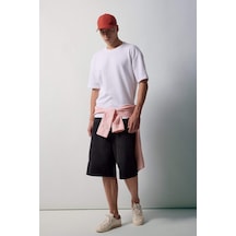 Defacto Super Baggy Fıt Siyah Bermuda Şort I3977ax26hsnm40 Siyah-nm40