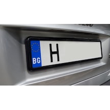 Yeni Nesil Kırılmaz Plakalık 2Adet Parlak Siyah 374367131