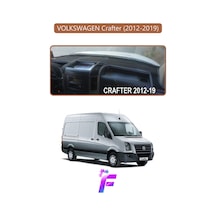 Volkswagen Crafter 2012-2019 Uyumlu Torpido Örtüsü Yansıma Önleyici Koruma Hızlı Montaj K76 Torpido Halısı