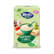 Hero Baby Sütlü Meyveli 8 Tahıllı 6+ Ay Kaşık Maması 200 G