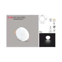 Ct 5660-10w X Plus Led Panel Beyaz Işık Armatür Diğer