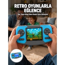 Mey İthalat Mini Arcade Oyun Konsolu, Hafif Taşınabilir Çocuk