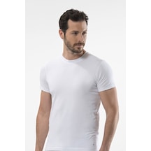 Cacharel Erkek Kısa Kollu T-shirt 1307/beyaz 001