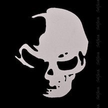 Kurukafa Skull Hayalet Otomobil Sticker Etiket Cs037