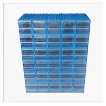 Sembol 300 Plastik Çekmeceli Kutu 4,6X11,7X2,4 Cm (60 Çekmeceli)