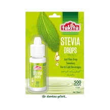 Takita Stevia Drops Sıvı Tatlandırıcı 20ml - 8 Adet Tarı