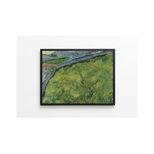 Van Gogh The Wheat Field Çerçevesiz Poster 30x42 Cm A3 Tablo Duvar Dekoru Mat Fotoğraf Kağıdı