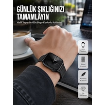 Sq-16 Mini Series 10 Dokunmatik Akıllı Saat Kalp Ritmi, Spo2, Uyku Takibi Siyah
