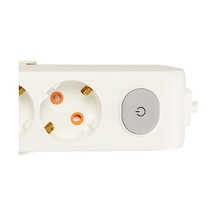 Multi-let 3lü Anahtar-topraklı Kablolu Ç.k 2m Priz 1