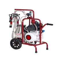 Tek Sağım Yağlı Sistem 30 Lt Krom Güğümlü Süt Sağım Makinesi