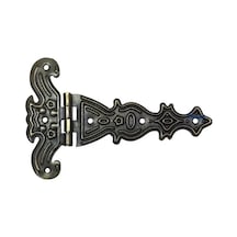Jenerik Dekoratif, Sac Tek Kuyruklu Menteşe - 69x102 Mm, Büyük, Antik, 1 Adet