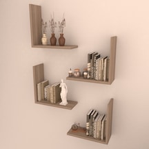 Rafkestir Aras Duvar Raf Seti 4 Lü Cordoba ( Mat )