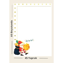 Ho Ho Ho A5 Not Defteri 45 Sayfa Çok Renkli