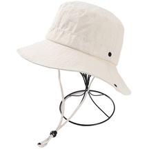 Bba Hava Alan Balıkçı Şapkası Dış Mekan Uv Koruması Bej - Beyaz