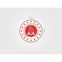 Adalet Bakanlığı Araç Logo Sticker ŞEFFAF