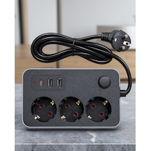 Çoklu Priz Usb Ve Type C Çıkışı Ftr02çoklupriz-2 0
