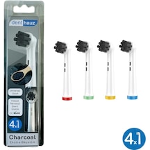 Charcoal - Aktif Karbon Ekstra Beyazlık Oral B Şarjlı Diş Fırçası Yedek Başlığı - 4'lü Yedek Başlık
