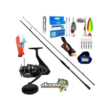 Okuma Wave Power 3000 274cm 8-42gr Karbon Zen Pro Turna Spin Olta Takımı Seti