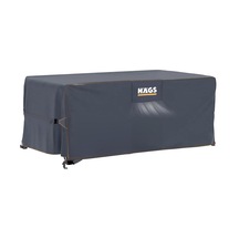 Bahçe Mobilyası Örtüsü, 150-90-74cm, Ağır Hizmet Oxford Kumaş, Su Geçirmez, Dış Mekan Veranda M Gri
