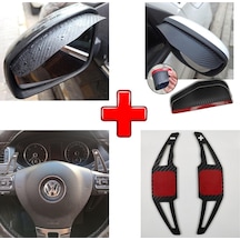 Skoda Karoq Carbon Ayna Koruyucu + F1 Kulakçık (554046611)