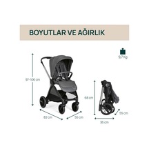 Bellagio Bebek Arabası Black Satin