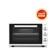 Simfer 4242 Beyaz 42 LT Turbo Fan Mini / Midi Fırın - 6 Fonksiyon,Yoğurt Yapma, Buz Çözme & İç Aydınlatma