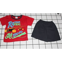 Beyzababykids Kaykay Baskılı Erkek Bebek Şortlu Ikili Takım