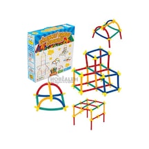 Zekice. Bambu Çubuklar. 300 Parça. Pratik Çubuklar. Kes Birleştir
