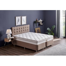 Nironyatak Niron Helen 80X180 Cm Tek Kişilik Yatak Baza Başlık Seti Aloe Ver