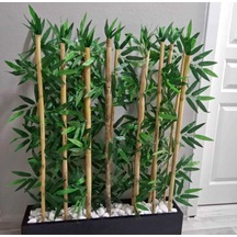 Rüzgar Yapay Çiçekçilik 20x90x100 Ölçülerinde Antrasit Renk 100 Cm 12 Çubuklu Seperatör Yeşil