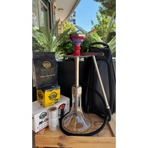 Mr Eds E24 Big Boss Eco Dip Dekor Gold Nargile Seti Çantalı