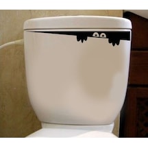 Wc Klozet için Gizemli Sticker Yapıştırma Model1
