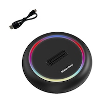 Blueendless Çift Protokollü Ssd M.2 Bağlantı İstasyonu Rgb Led Işıklı M.2 Sata Usb C Ssd Kutusu Nvme+ngff Hdd Ssd Bağlantı İstasyonu Sağlam