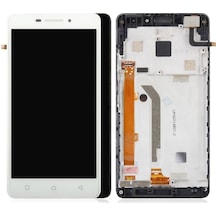 Lenovo P1M Lcd Ekran Dokunmatik Siyah Çıtalı