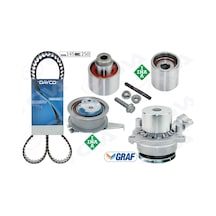 Triger - Eksantrik Kayış + Gergi Seti + Su Pompalı Gva 59wpk7560d-1 Octavıa 3 2012-2021 1.6 Tdı 77kw-105hp 04l198119b-04l198119a-04l121011e