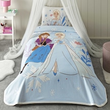 Taç Lisanslı Disney Frozen Family Tek Kişilik Pamuk Pike Takımı 000000001000049935 Çok Renkli